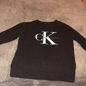 Calvin clean crew neck sweatshirt